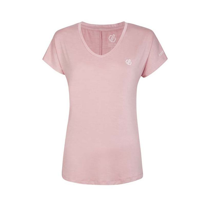 T-skjorte for kvinner Dare2B Vigilant Tee (Dusky Rose)