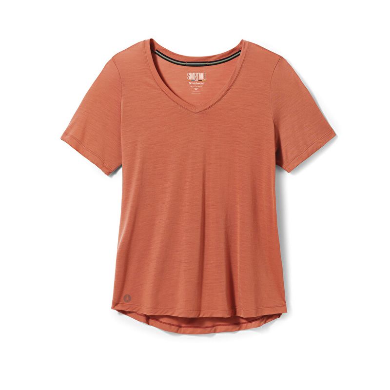 T-shirt Smartwool V Active Ultralite (copper) woman