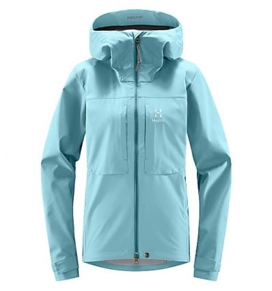 retfærdig Vær tilfreds Indirekte Ski jacket Haglöfs Apparel Touring Infinium (frost Blue) Women - Alpinstore