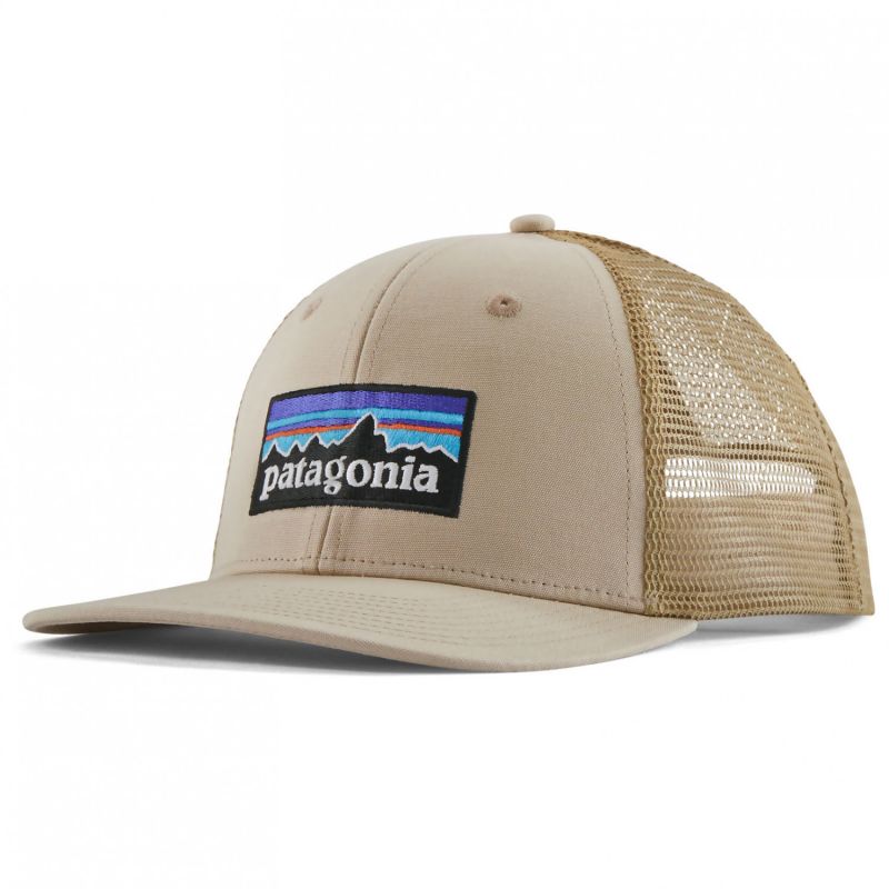 Cap Patagonia P-6 Logo Trucker Hat (Oar Tan med Classic Tan)