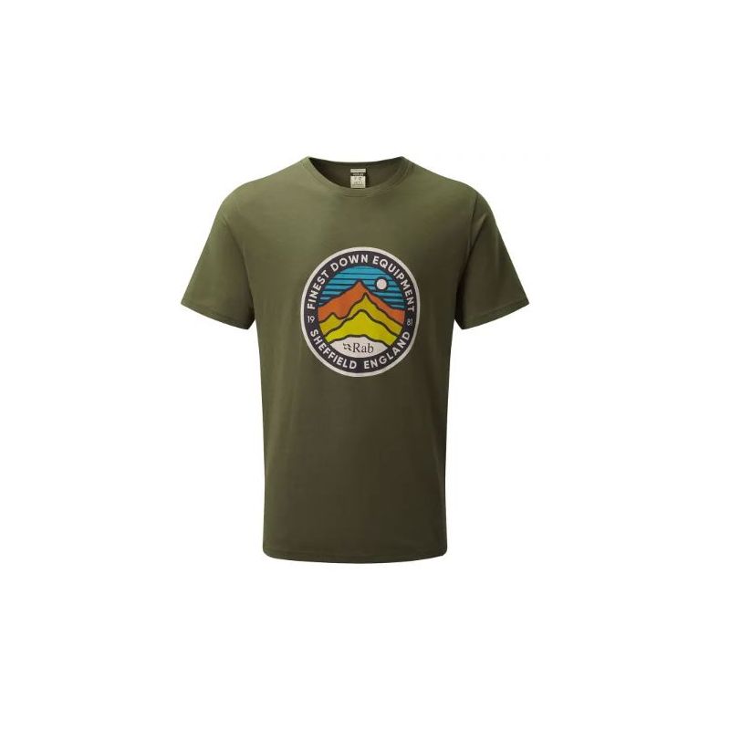 T-Shirt Rab Stance 3 Peaks SS (army) Mann