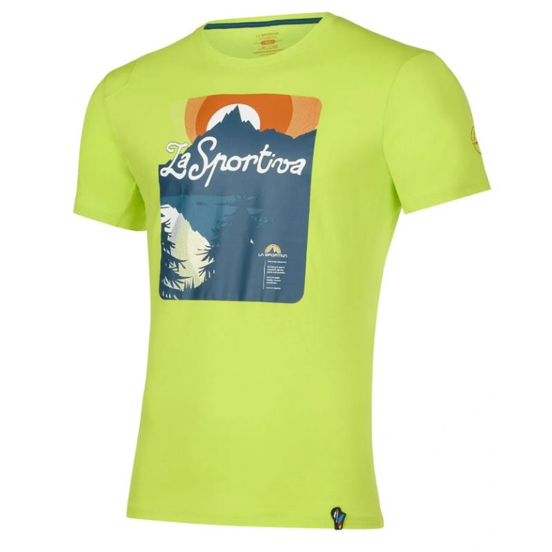 T-skjorte La Sportiva Lakeview (Lime punch) Mann