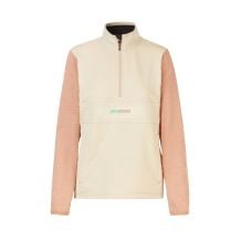 Sweat Picture Tahita 1/4 Grid Fleece (Smoke White) Femme