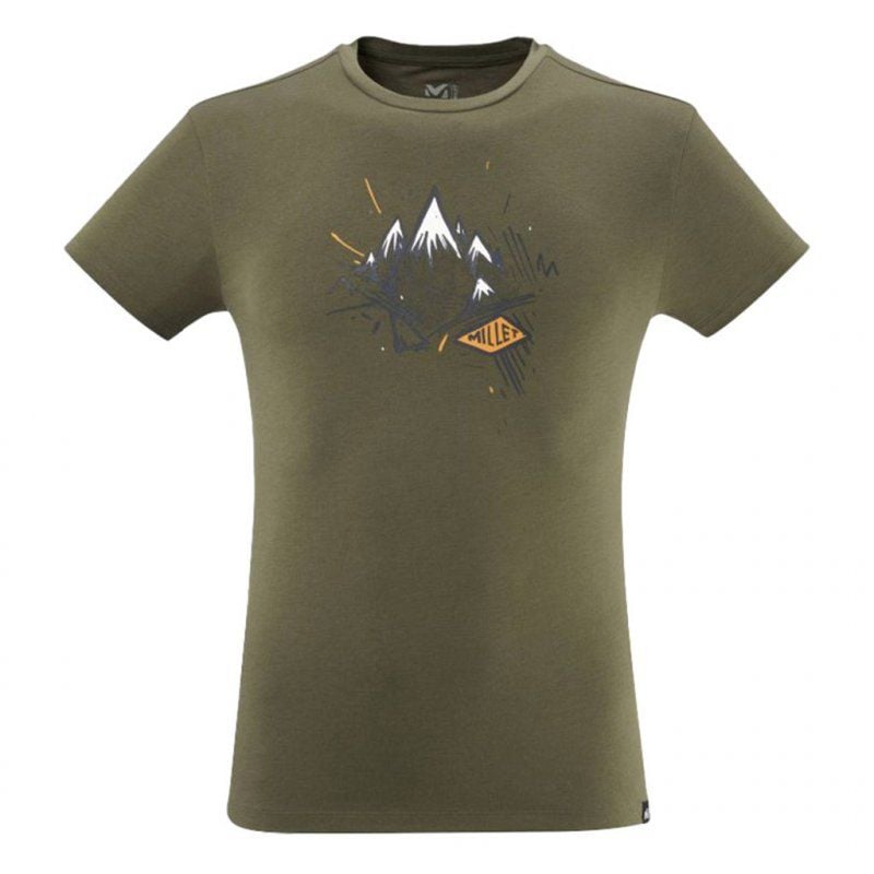 Boulder TS T-shirt (kaki) heren