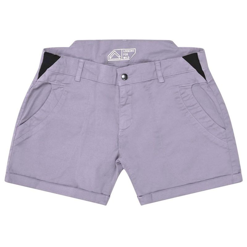 Pantalones cortos de mujer Looking for wild Bavella (gris lavanda)