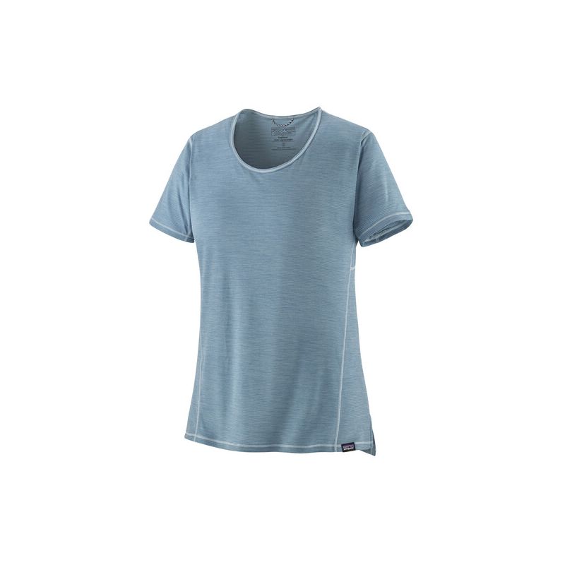 T-paita Patagonia Cap Cool Lightweight (vaalea höyhenenharmaa) naiset