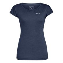 T-Shirt Salewa Puez Melange Dry (Navy Blazer melange) Frau