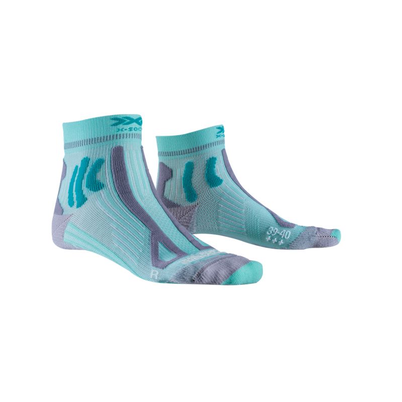 X-SOCKS Trail Run Energy 4.0 (audreygrønn/perlegrå) sokker for kvinner