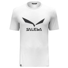 Maglietta Salewa SOLIDLOGO DRY T-SHIRT (Bianco) Uomo