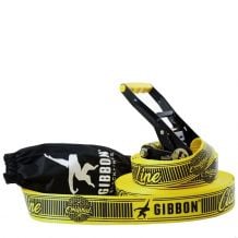 Kit de slackline Gibbon Classic - 15/25m (Amarillo/Negro)