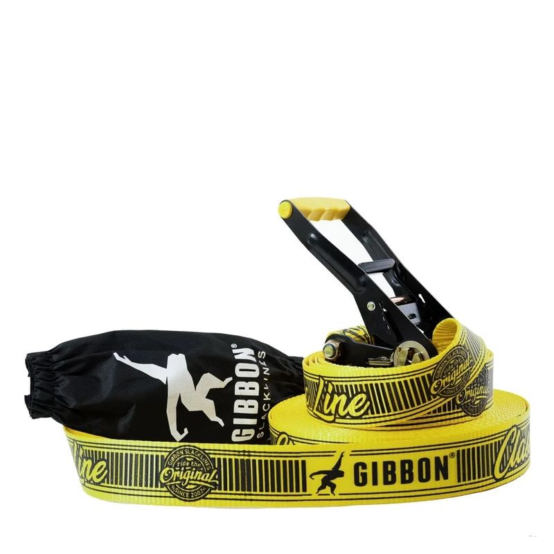 Slackline Kit Gibbon Classic - 15/25m (Yellow/Black)