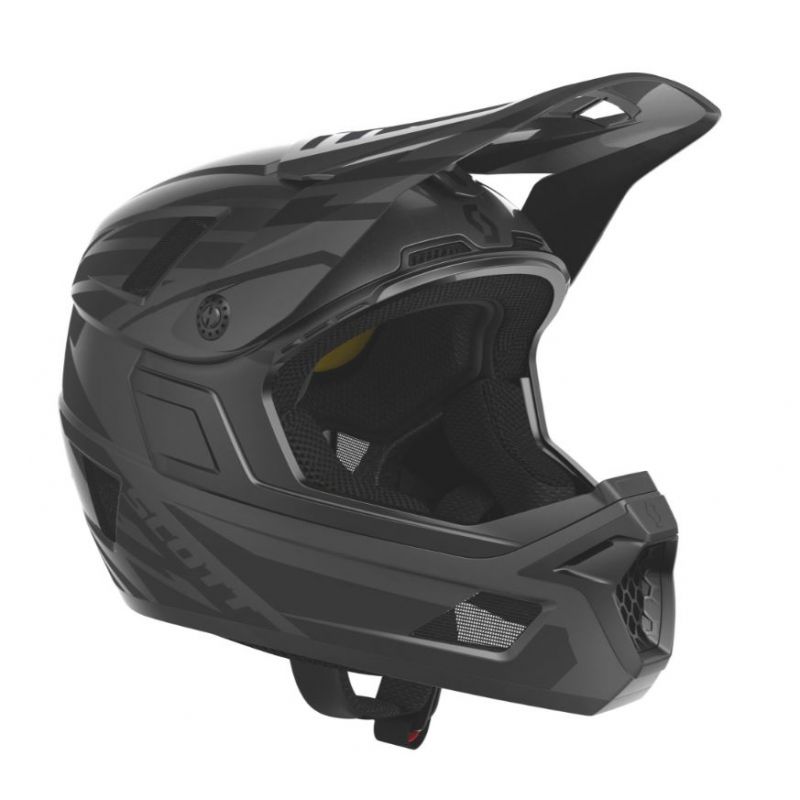 MTB-hjelm Scott Nero Plus (stealth black)