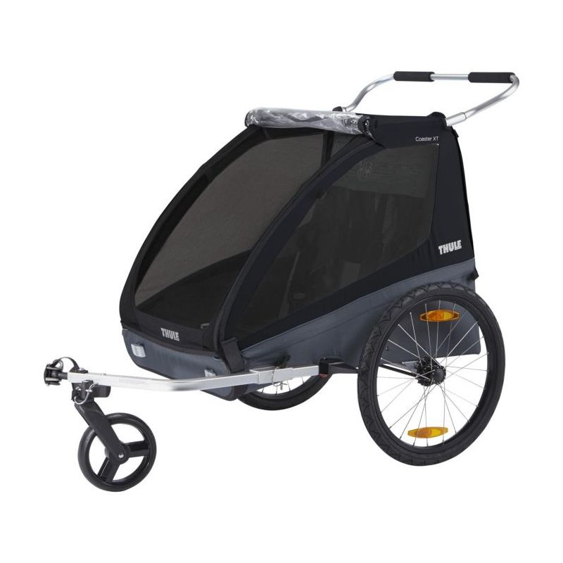 Two seater bike trailer Thule Coaster XT (black)