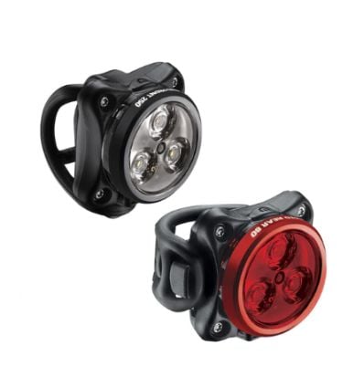 Lampe vélo (paire) LEZYNE ZECTO DRIVE PAIR (BLACK/RED) - Alpinstore