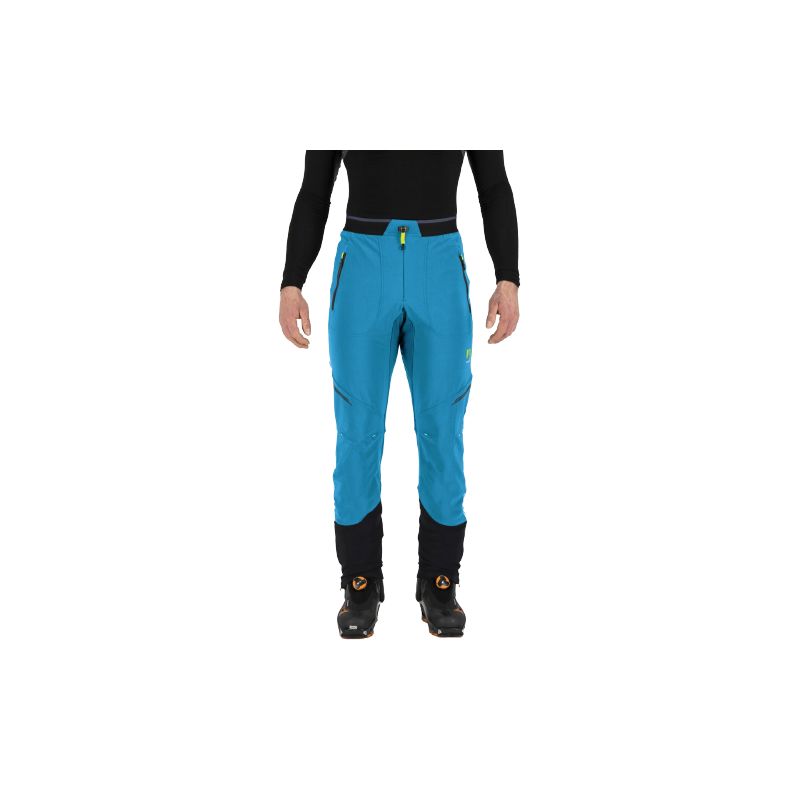Pantalones esquí-montañismo hombre Karpos Alagna Plus Evo (Blue Jewel/negro)