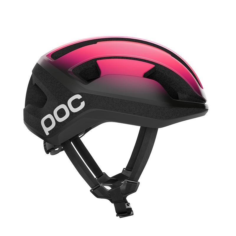 Fahrradhelm POC Omne Lite (Fluorescent pink/Uranium Black)