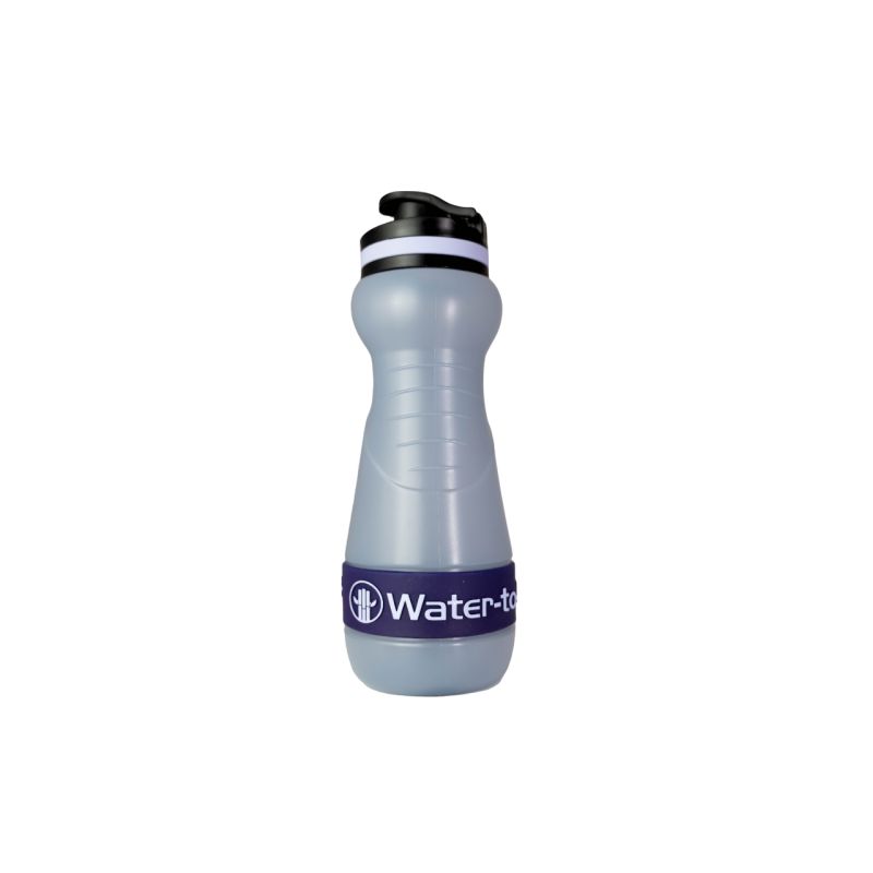 Pallone filtrante di canna da zucchero Water-to-Go 55cl (viola)