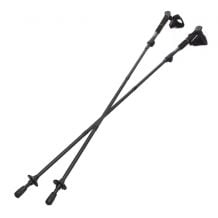 Bâtons de trail/running Silva Running poles carbon adjust 100-120cm (Black)