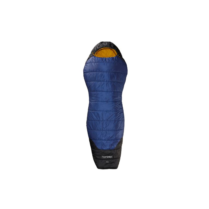 Sovepose NORDISK Puk -2° Curve L Sleeping Bag (True Navy/Mustard Yellow/Black)