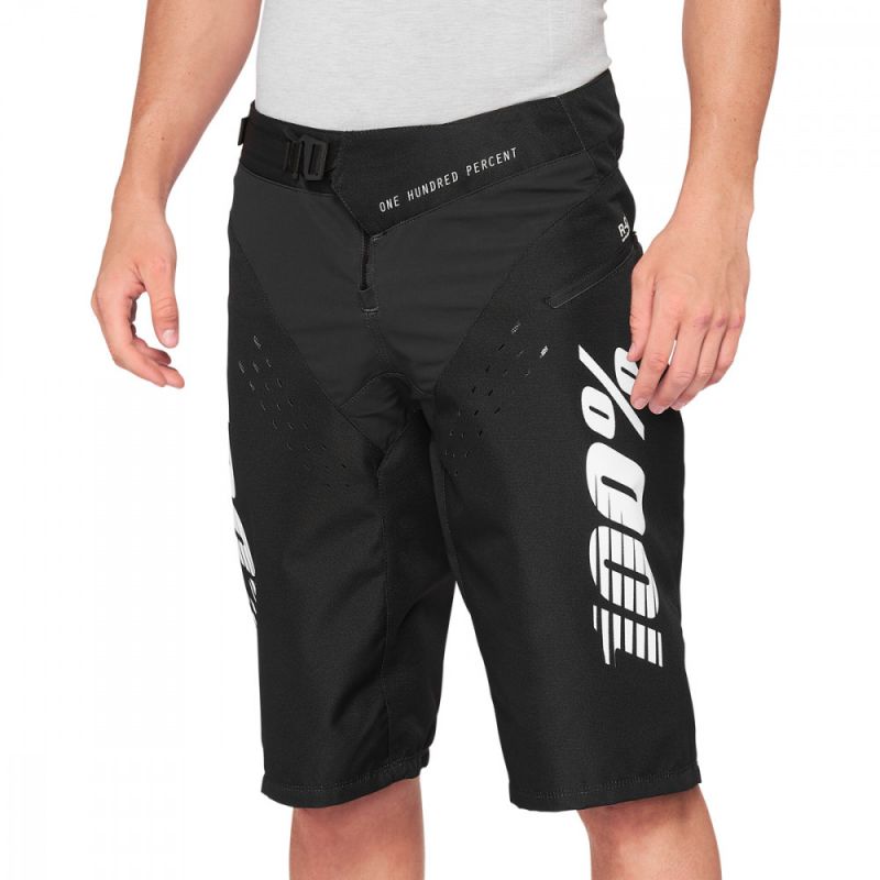 Heren MTB shorts 100% Bike R-CORE Shorts (Zwart)