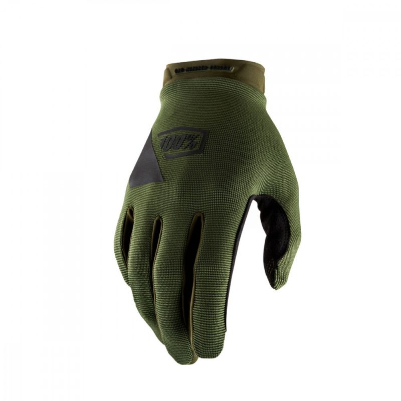 Mountainbike-Handschuhe 100% Bike RIDECAMP Gloves (Army green/Black)