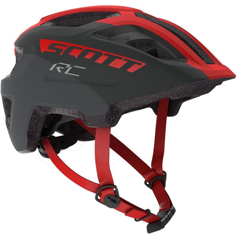 SCOTT Helmet Jr Spunto (Grey red) MTB-Helm Kind