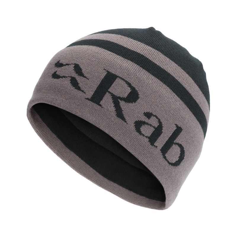 Mütze Rab Logo Band Beanie (Black/Graphene)