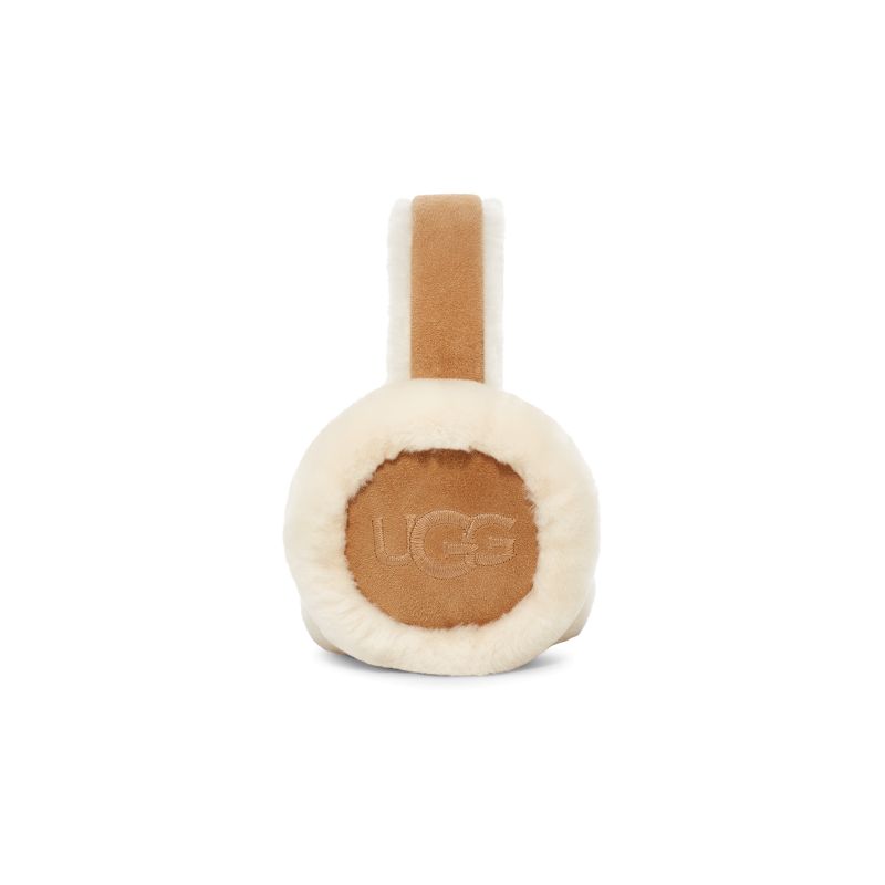 Ohrenschützer UGG Sheepskin Embroidery (Chestnut)