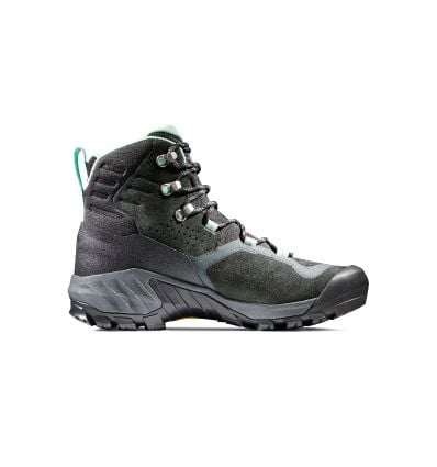 Hiking boot Mammut Sapuen High GTX (Dark sttel - neo mint) Women's -  Alpinstore