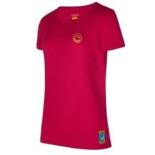 Maglietta da arrampicata da donna La Sportiva Arrampicata sulla Luna (Fucsia/Giallo)