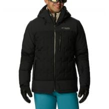 Doudoune Columbia Pike Lake Hooded Jacket (Stone Green/ Collegiate Navy)  Homme - Alpinstore