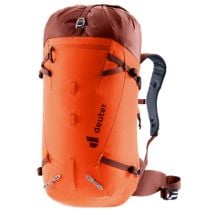 Women's mountaineering backpack Deuter Guide 28 SL (papaya-redwood)