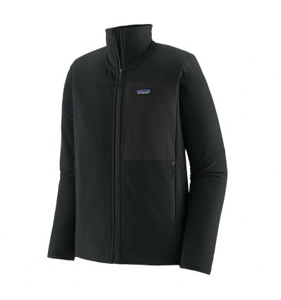 Fleece Patagonia M&39s R2 TechFace Jkt (svart) mann - Alpinstore