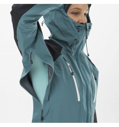Protective jacket Millet Trilogy V Icon Dual GoreTex Pro (Sapphire/ Dawn)  Women - Alpinstore
