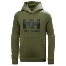 Verryttelypaita Helly Hansen JR HH LOGO HOODIE 2.0 (431 UTILITY GREEN) Lapsi