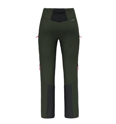 Women's ski pants Salewa SELLA 3L PTX (dark olive) - Alpinstore
