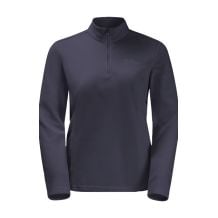 JACK WOLSKIN TAUNUS HZ fleece med halv dragkedja för damer (marinblå)