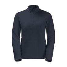 JACK WOLSKIN TAUNUS HZ (Graphite) fleece med halv dragkedja för damer