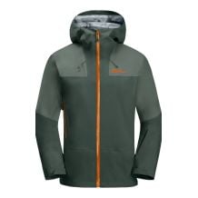 Hardshell-turskidjacka för herrar JACK WOLSKIN ALPSPITZE TOUR 3L JKT (Svart oliv)