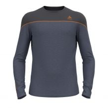 Haut technique ODLO BL TOP crew neck l/s REVELSTOKE PW 150 (folkstone gray - india ink melange) Homme