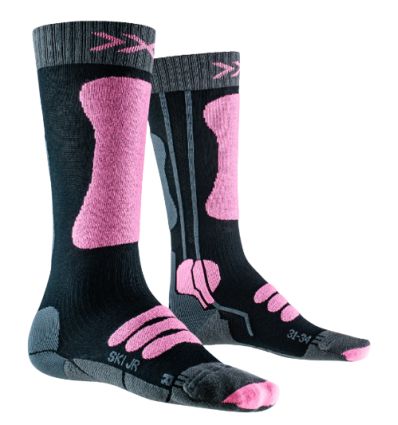 X-Socks Ski JR 4.0 (ANTRACITA/MEL MAGNOLIA) calcetines esquí niño -  Alpinstore