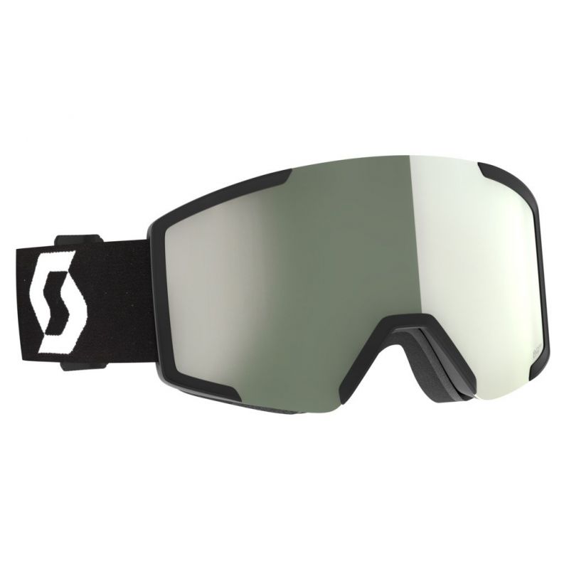 Maschera da sci Scott SCO Goggle Shield AMP pro (nero minerale/bianco)