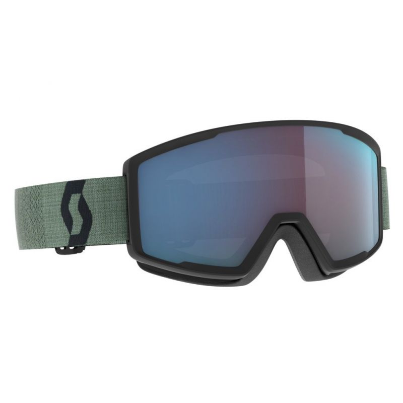 Ski mask Scott SCO Goggle Factor pro (Soft green black)