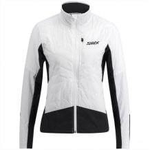 Dame SWIX Dynamic Hybrid Isoleret jakke (brilliant hvid/sort)