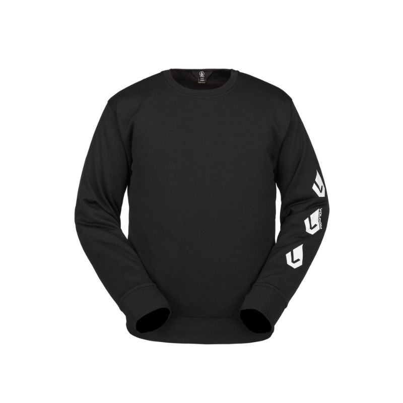 Sweatshirt för herrar Volcom Core Hydro Crew (BLACK)