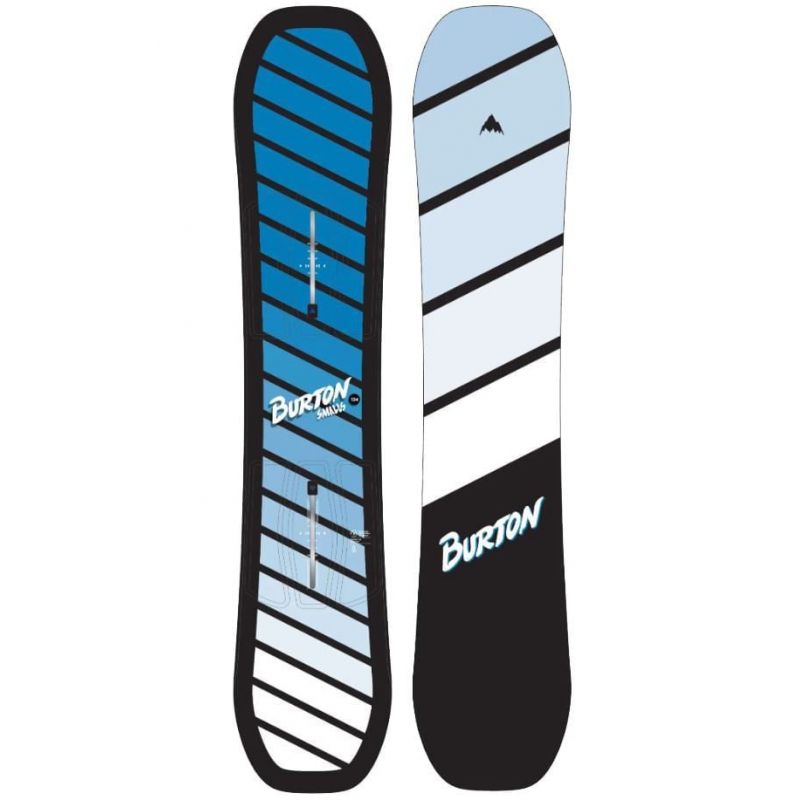 Pack snowboard Burton Smalls (2024) Bleu + fixation - enfants