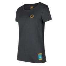 Maglietta da arrampicata da donna La Sportiva Climbing on the Moon (Carbon/Giallo)