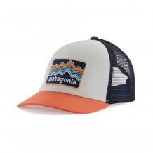 Patagonia K's Trucker Hat (Ridge Rise Stripe: Coho Coral) barn