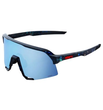 Gafas de sol 100% S3 (Negro Holográfico - HiPER Azul Lente Espejo  Multicapa) Cat. 3 - Alpinstore