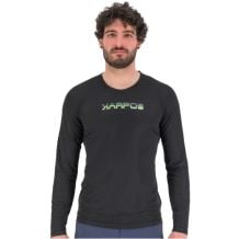 Tee-shirt manche longues KARPOS LOMA JERSEY LS (BLACK/JASMINE GREEN) Homme